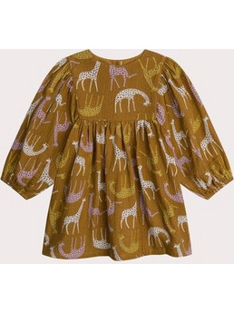 Παιδικό Φόρεμα για Κορίτσια Brown Giraffes ΚΑΦΕ