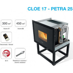 Kalor Cloe 17 Ενεργειακό Τζάκι Καλοριφέρ Pellet Ίσιο 16.5kW