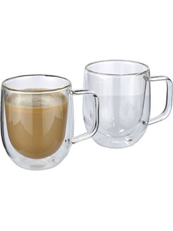 Cilio Veneto Σετ Φλιτζάνια Cappuccino & Τσαγιού Γυάλινα 250ml 2τμχ 292664