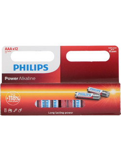 Philips Power Alkaline AAA 12τμχ