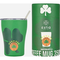 Estia Ποτήρι Θερμός Panathinaikos Bc 350Ml Πράσινο