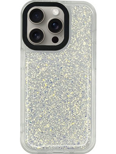 Vivid Glitter Shine Case Apple iPhone 14 Pro Max Silver