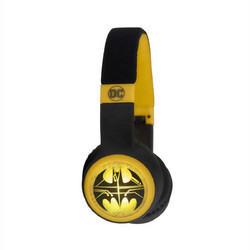 Lazerbuilt DC Batman Ενσύρματα & Ασύρματα Bluetooth Παιδικά Ακουστικά On Ear Μαύρα Κίτρινα