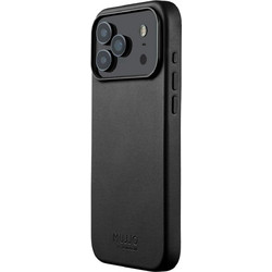 Θήκη iPhone 18 Pro Max / 17 Pro Max MUJJO by Troubadour Full Leather Case Δερμάτινη με MagSafe - Black (MUJJO-CL-063-BK)