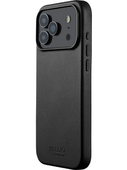 Θήκη iPhone 18 Pro Max / 17 Pro Max MUJJO by Troubadour Full Leather Case Δερμάτινη με MagSafe - Black (MUJJO-CL-063-BK)