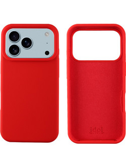 IDOL 1991 ΘΗΚΗ IPHONE 17 PRO MAX 6.9" VELVET ELITE TPU 4 SIDE CAMERA GUARD RED