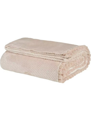 Κουβέρτα Fleece Υπερδιπλη Με Pom-Pom (1184-1187) Das Home - 124-Pink