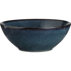 Μπολ Σερβιρίσματος Κεραμικό Μπλε Μαύρο Glaze 500ml