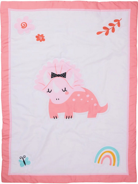 DAS BABY ΚΟΥΒΕΡΛΙ 110Χ150 FUN 4936 PINK, WHITE