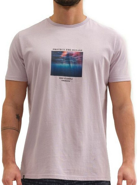 Emerson Men's Photo T-Shirt 211.EM33.69 Cool Pink