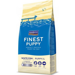 Fish4dogs Finest Ocean White Fish Puppy Large Bite 6kg