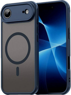 Θήκη iPhone Air Techsuit HaloFrost II MagSafe Σκληρή Ημιδιάφανη με MagSafe - Navy Blue (5949419296756)