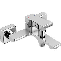 FW41C299-1CP Delos Karag Μοντέρνα Χρωμέ Τετράγωνη Μπαταρία Λουτρού Μπάνιου