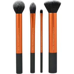 Real Techniques Flawless Base Σετ Πινέλα Μακιγιάζ με Θήκη 4τμχ