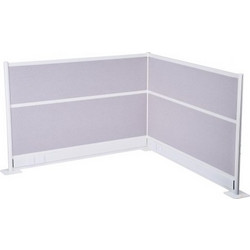 VEVOR Office Divider Privacy Partitions, 2-pack, 1,83m x 1,22m Room Divider Walls, PET Workstation Cubicle partition with outlet covers, Freestanding Privacy Panel for Office Library School