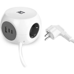 ACT ΠΟΛΥΠΡΙΖΟ 3X με 1xUSB-A & 2xTYPE-C 30W καλ 1.5m powercube