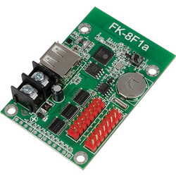GLOBOSTAR(R) CARD-FK-8F1a 90094 Κάρτα Εικόνας για Πολύχρωμες RGB LED Κυλιόμενες Ψηφιακές Επιγραφές/Οθόνες DC 5V IP20 - 1536x16/768x32 Pixels - Μ6.7 x Π4.5 x Υ1.5cm