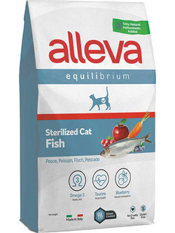 Alleva Equilibrium Adult Sterilised Gluten Free with Fish 10kg