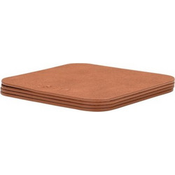 ESTIA ΣΟΥΒΕΡ ALLURE PVC 10x10cm ΚΑΦΕ ΣΕΤ 4 ΤΕΜ