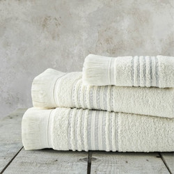 Πετσέτα Χεριών Allora Light Beige Nima Home Εκρού 30x50