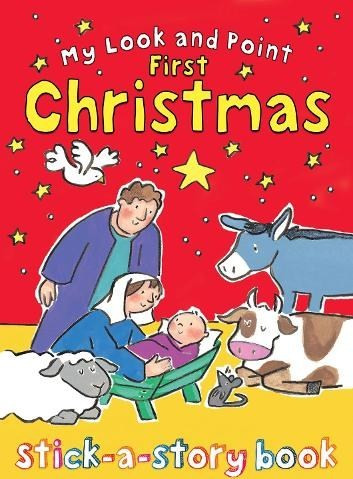 My Look and Point First Christmas Stick-a-Story Book