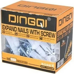 Dingqi 78508 - Σετ βιδών 8 mm και ούπα 50τμχ