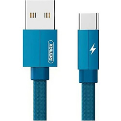 Remax Kerolla Καλώδιο Micro USB Γρήγορης φόρτισης και μεταφοράς δεδομένων RC-094m 1m, σε γαλάζιο χρώμα