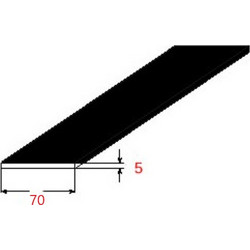 Λάμα 70x5mm Μαύρη 6m