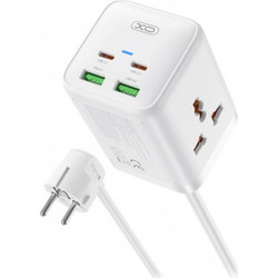 XO Design Power Strip WL24, 2 x Socket, White