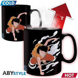 Abysse Corp One Piece Luffy & Ace Heat Change Mug
