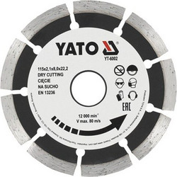 YATO YT-6002 ΔΙΑΜΑΝΤΟΔΙΣΚΟΣ DRY 115mm
