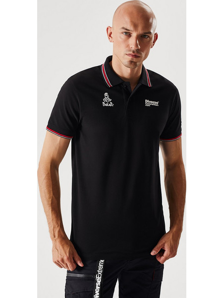 Dakar Πόλο Πικέ με Κοντό Μανίκι DKR P 06 - Black
