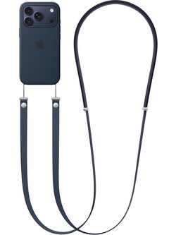 Apple Crossbody Strap Λουράκι Λαιμού για Κινητά Blue