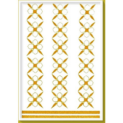 ΑΥΤOΚΟΛΛΗΤΟ TRANSFER GLITTER S-11 GS-11 GOLD 17x25cm