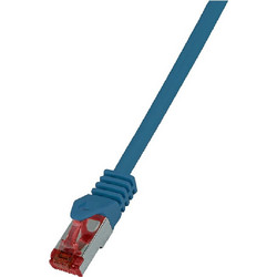LogiLink S/FTP Cat.6 Καλώδιο Δικτύου Ethernet 0.25m Blue
