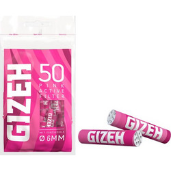 GIZEH PINK ACTIVE FILTERS 6mm 50 ΦΙΛΤΡΑ GIF136