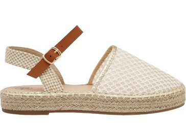 Πέδιλο εσπαντρίγια Exe kids μπεζ με πόρπη (WA85L252176Q BEIGE)