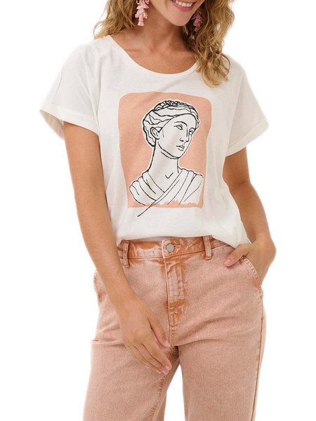 CREAM Λευκό T-shirt Lumilla 10614661 108780