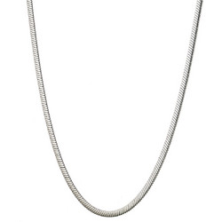 Αλυσίδα snake ανδρική 4mm & μήκος 60cm, ατσάλι 316L