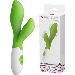 Pretty Love Owen Δονητής Rabbit 20cm Πράσινος