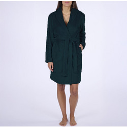 Dodo Γυναικεία Ρόμπα Χειμωνιάτικη Fleece Σκουρο Πράσινο DF.MUST.RCF2-001 2025