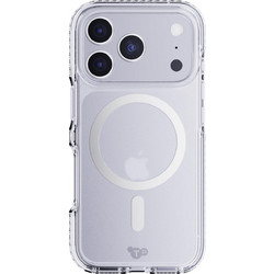 TECH21 IPHONE 17 PRO CASE (T21-11397) EVOCRYSTAL W/MAGSAFE CLEAR/METALIC SILVER