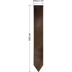 Σετ 10 τμχ πάσσαλοι σανίδα deck 50118 9,5X2,1X100 cm με μύτη-Tesias Group