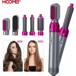 Hoomei 5in1 HM-7892 Ηλεκτρική Βούρτσα Μαλλιών Κεραμική με Ατμό