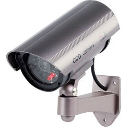 Ομοίωμα Ψεύτικη Κάμερα Ασφαλείας security με LED Φωτισμό