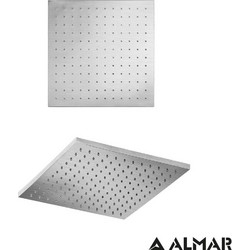 ΚΕΦΑΛΗ ΝΤΟΥΖ EMOTION ΤΕΤΡΑΓΩΝΗ 30x30 ABS ALMAR INOX