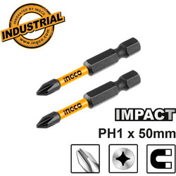 Ingco SDBIM71PH150 Κατσαβιδόμυτες Impact PH1x50mm 2 τεμ
