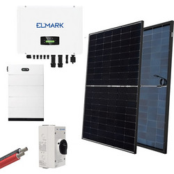 HYBR. SOLAR SYSTEM 3P/15KW 430W PANELS WITH BATT