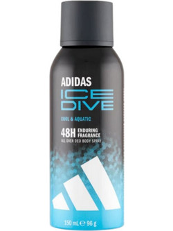 Adidas Ice Dive Ανδρικό Αποσμητικό Spray 48h Χωρίς Αλουμίνιο 150ml