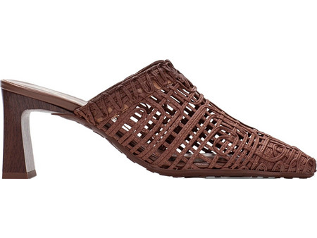 HISPANITAS ΓΥΝΑΙΚΕΙΟ ΔΕΡΜΑΤΙΝΟ MULE ΜΕ ΤΑΚΟΥΝΙ AMAPOLS-V26 HV264789, ΚΑΦΕ, Γυναίκα
